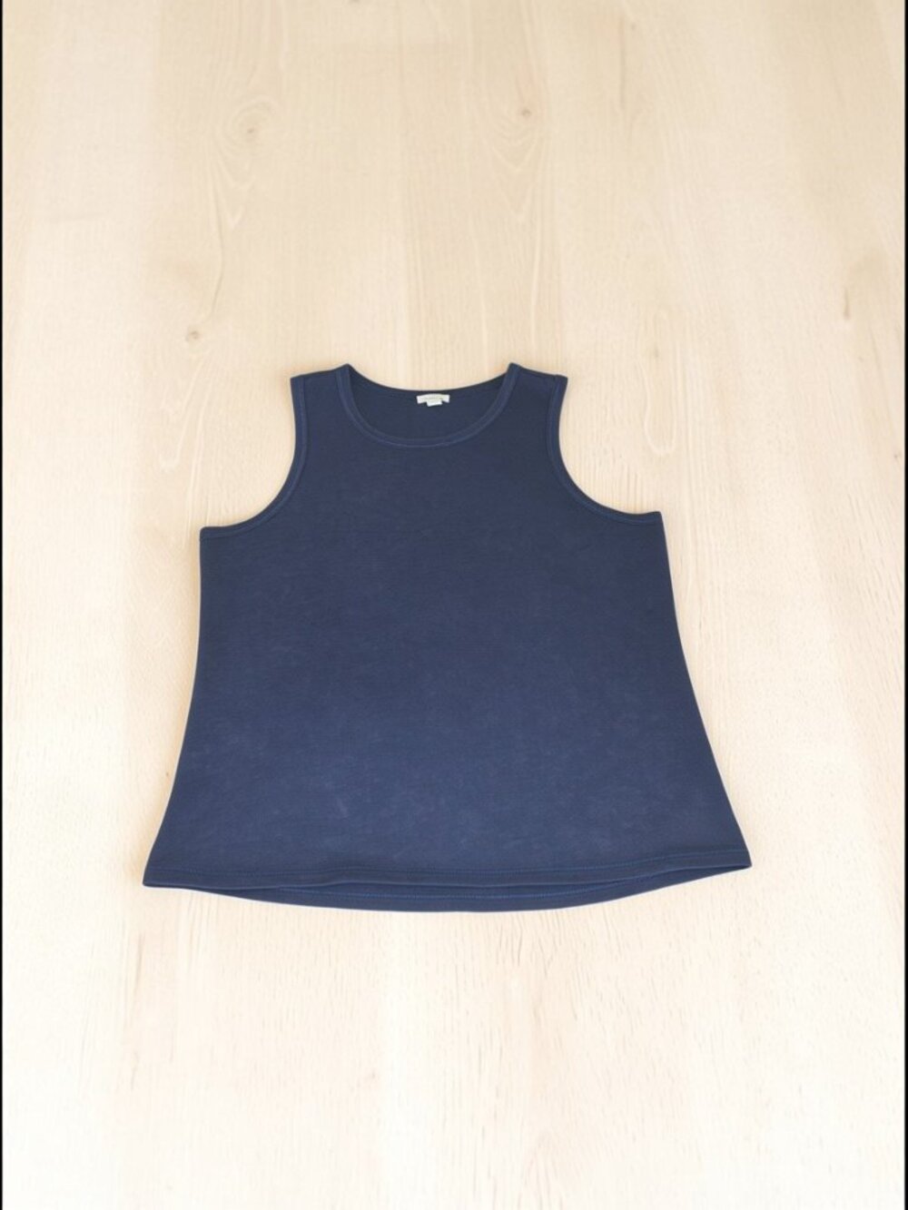 Sundance Catalog - Sleeveless, Tank Top - Size Large, Navy (Heathered), NWOT